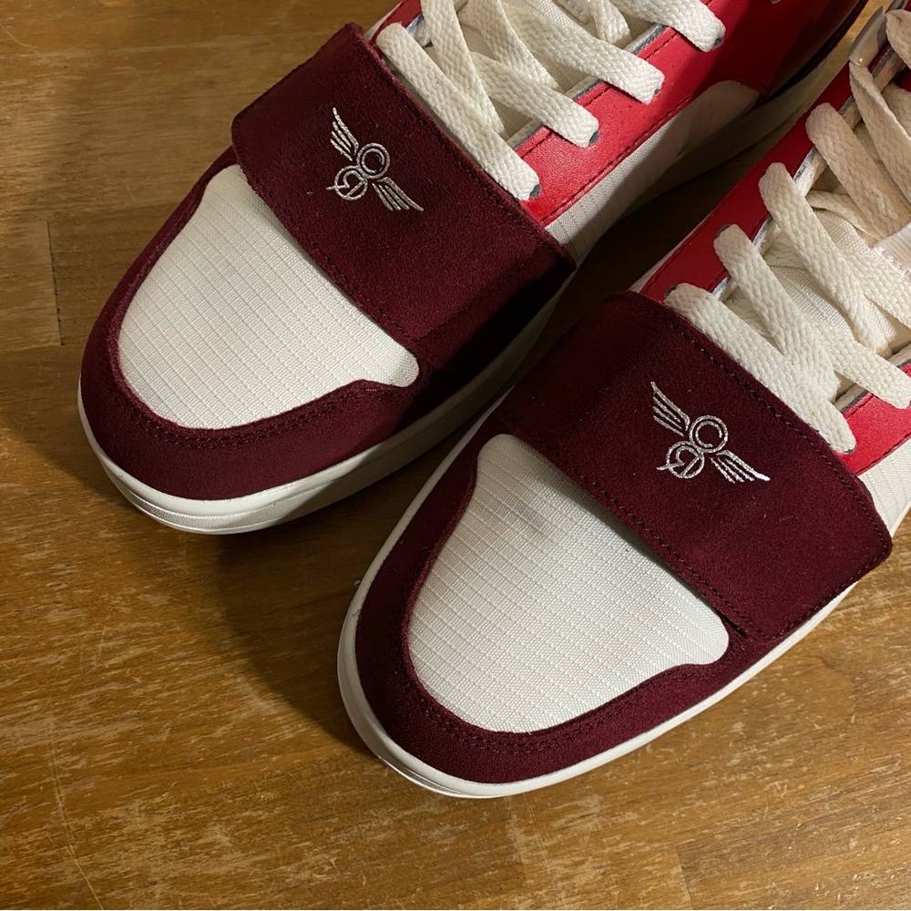 Creative Recreation Cesario High Top Sneaker Burgundy Suede Red - Size 10 - Picture 3 of 15
